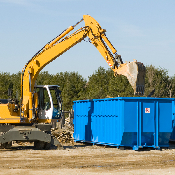 how many times can i have a residential dumpster rental emptied in Saddlebrooke